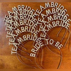Team Bride & Bride to Be Headbands